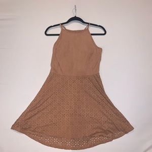 Never Worn!! Cute tan colored DRESS!
